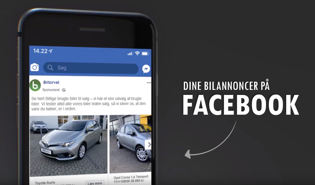 Få bilannoncer på Facebook